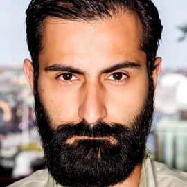 Porträtt av Hanif Bali